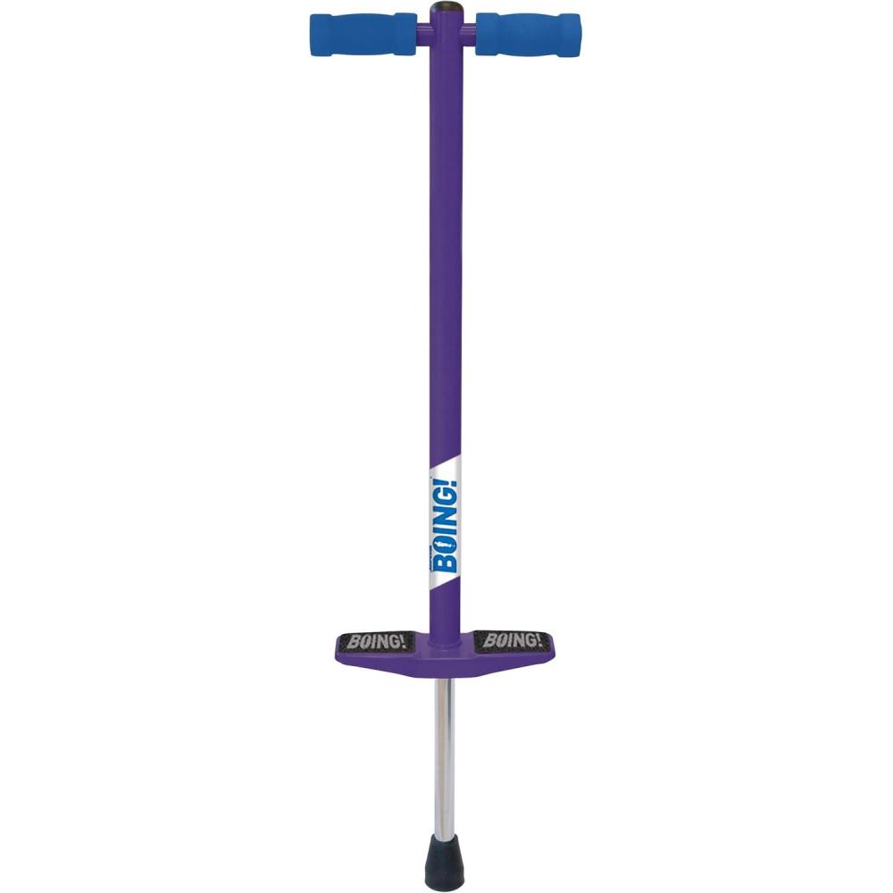 image:imageGeospace Jumparoo Boing JR Steel Pogo Stick for Kids of 5090 lbs Weight by Air Kicks Small Size Pogo StickActive Outdoor Fun Toy for Boys and Girls for Exercise BalanceCoordination PurplePurple