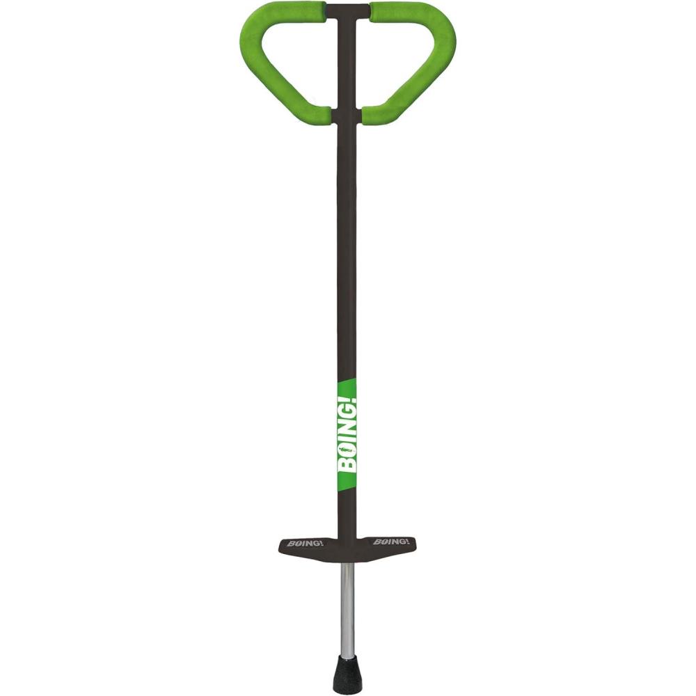 image:imageGeospace Jumparoo Boing PRO Medium Pogo Stick for Kids  Supports 60100lbs Outdoor Toy for Boys and Girls Active Play for Balance Coordination Exercise amp Fitness White with Blue wrapBlackGreen