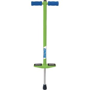 Geospace Jumparoo Boing! JR. Steel Pogo Stick for Kids of 50-90 lbs Weight by Air Kicks, Small Size Pogo Stick-Active Outdoor Fun Toy for Boys and Girls for Exercise, Balance,Coordination (Purple)(Green)