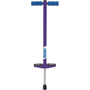 Geospace Jumparoo Boing! JR. Steel Pogo Stick for Kids of 50-90 lbs Weight by Air Kicks, Small Size Pogo Stick-Active Outdoor Fun Toy for Boys and Girls for Exercise, Balance,Coordination (Purple)(Purple)