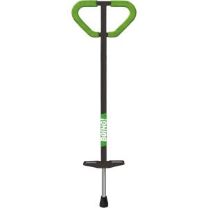 Geospace Jumparoo Boing! ‘PRO’ Medium Pogo Stick for Kids – Supports 60-100lbs –Outdoor Toy for Boys and Girls– Active Play for Balance, Coordination, Exercise & Fitness (White with Blue wrap)(Black/Green)