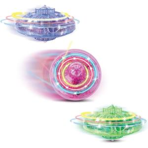 Geospace Super Sonic LED Auto Spinnerz Self-Powered Spinning Top (12-Pack)(3-Pack)